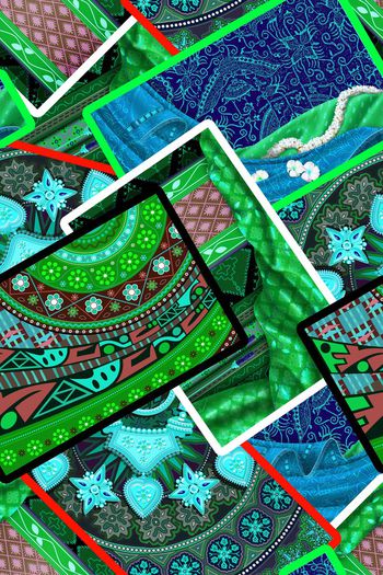 531487-民族风花纹饰品窗帘元素潮流印花