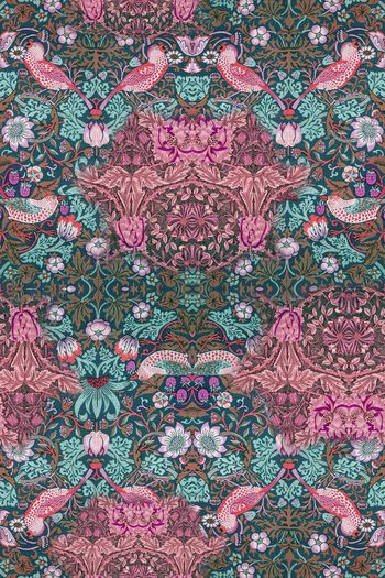 531509-民族风挂毯式花鸟花纹