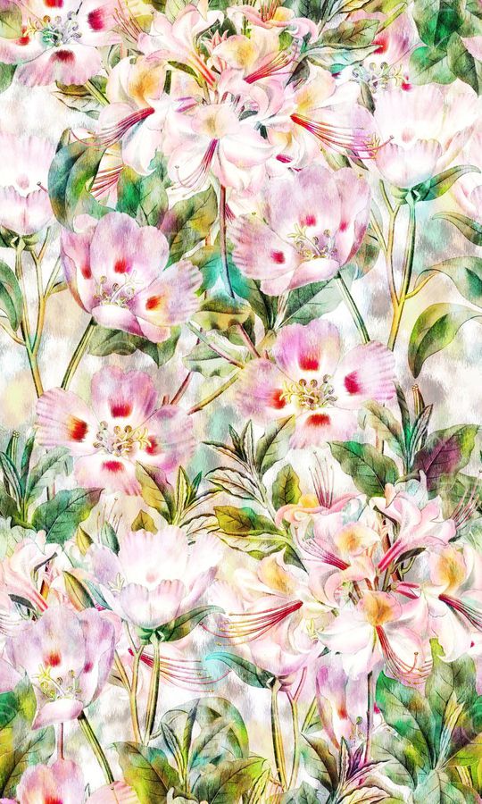 花卉植物印花华亿平台图片