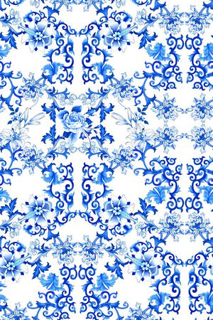 中国风印花华亿平台图片