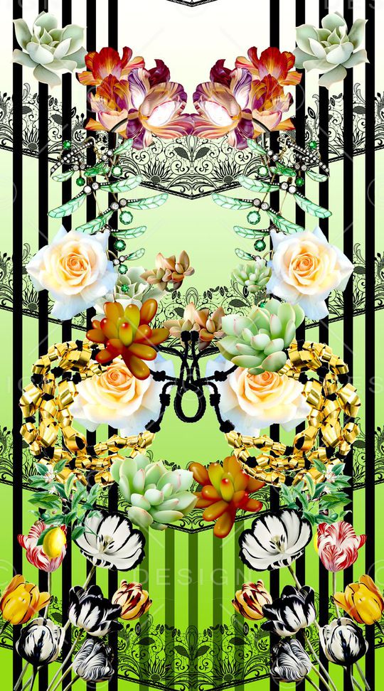 多肉植物印花华亿平台图片