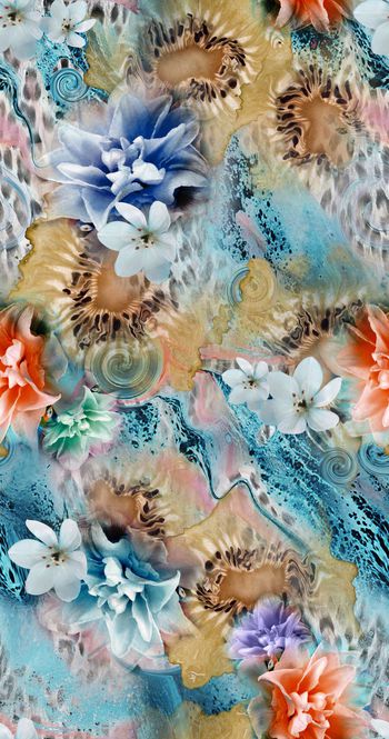 531904-水中花 漩涡