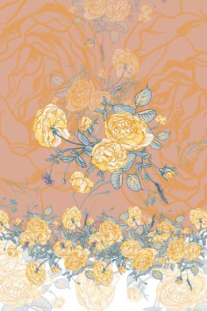 定位花卉印花华亿平台图片