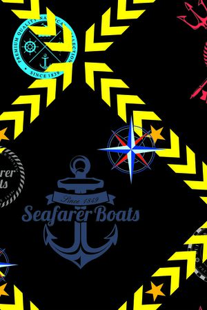 海军徽章印花华亿平台图片