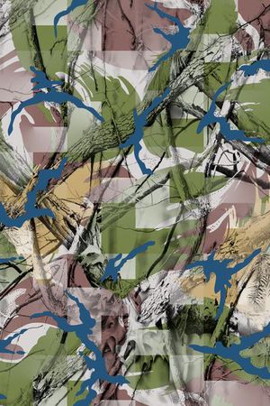 枯树干印花华亿平台图片