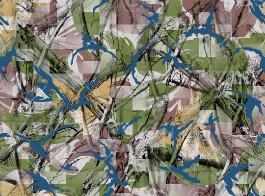 枯树干印花华亿平台图片