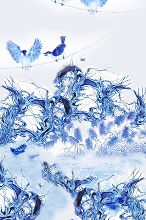 流行时尚印花华亿平台图片