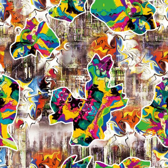 几何印花华亿平台图片