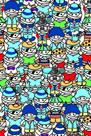 包头的小男孩印花华亿平台图片