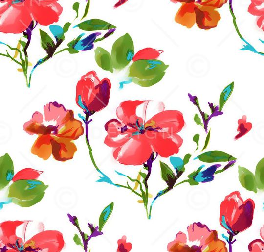 手绘印花华亿平台图片