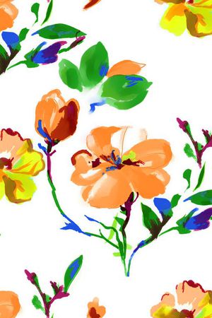 手绘印花华亿平台图片