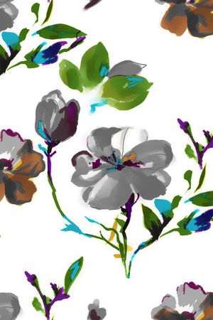 手绘印花华亿平台图片