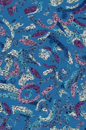 线条印花华亿平台图片