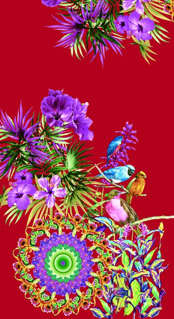 532238-定位花鸟图案