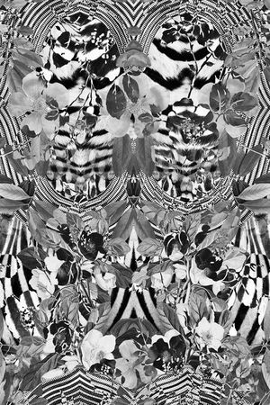 丛林感花卉印花华亿平台图片