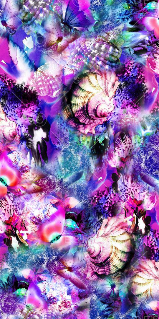 朦胧梦幻印花华亿平台图片