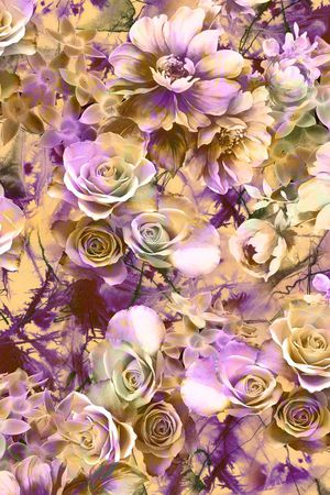 复古朦胧印花华亿平台图片