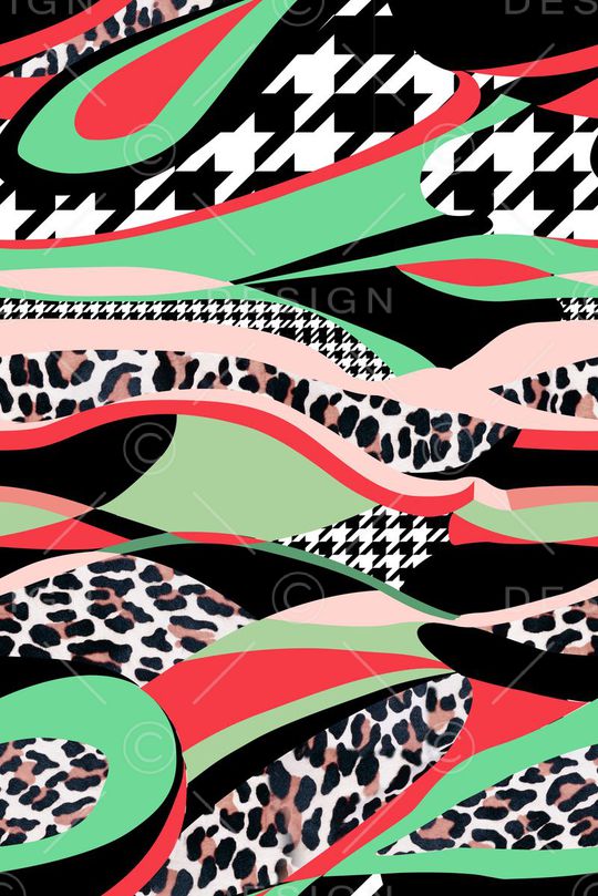 豹纹印花华亿平台图片