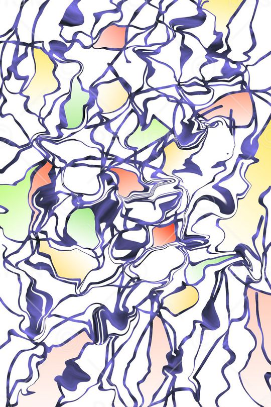 抽象印花华亿平台图片