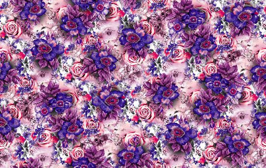 花朵印花华亿平台图片