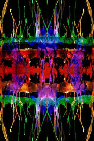 抽象印花华亿平台图片