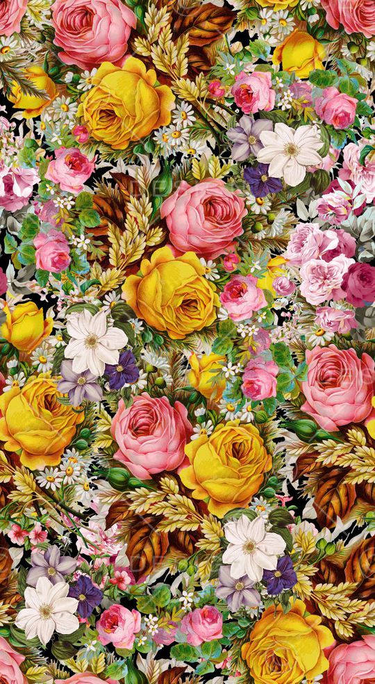 油画花印花华亿平台图片