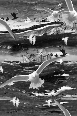 抽象印花华亿平台图片