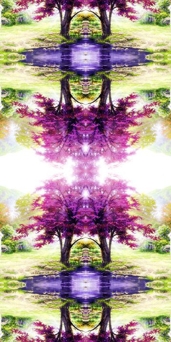 532429-田园 油画 风景 服装