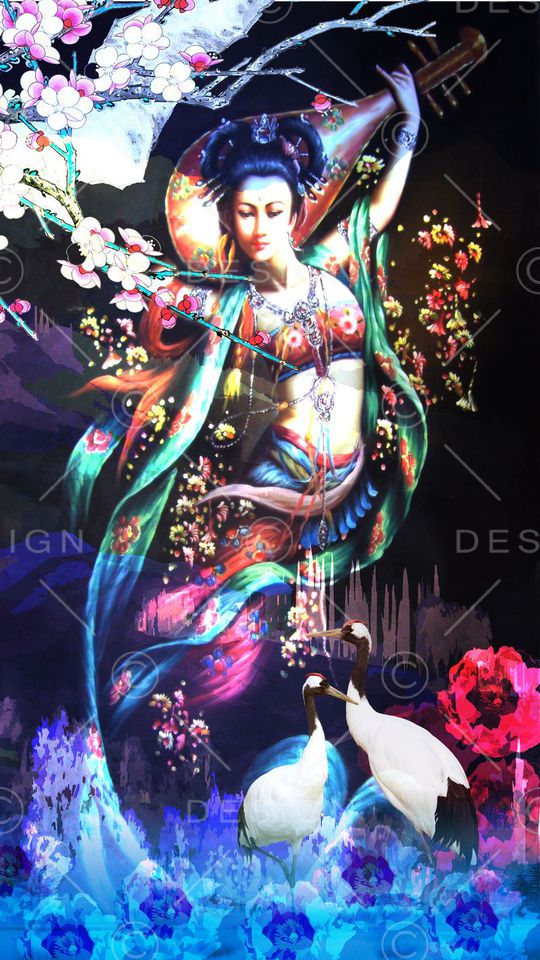 时尚定位印花华亿平台图片