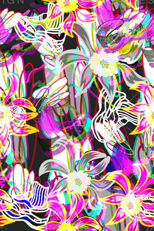 流行时尚印花华亿平台图片