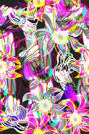 流行时尚印花华亿平台图片