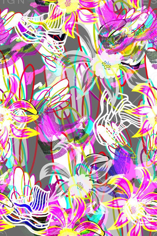 流行时尚印花华亿平台图片