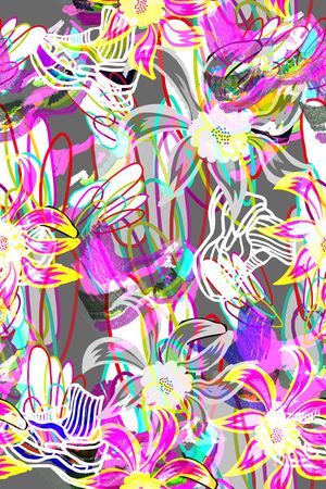 流行时尚印花华亿平台图片