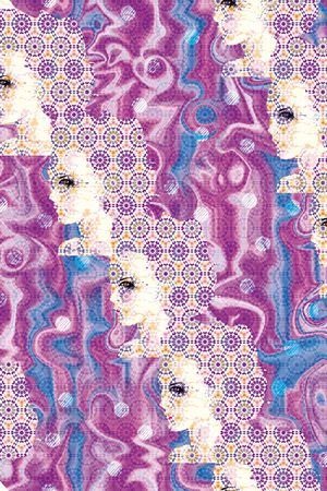 不规则几何印花华亿平台图片