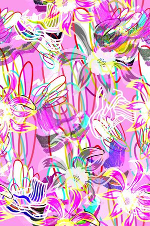 流行时尚印花华亿平台图片