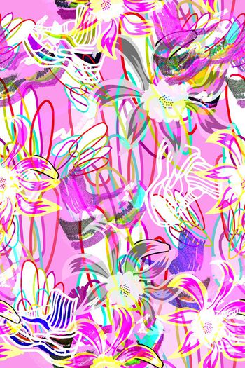 532486-原创手绘 时尚大牌 趣味涂鸦 缤纷