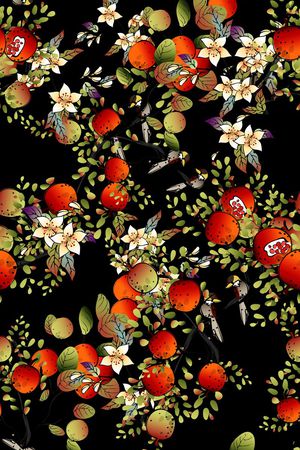 中国风印花华亿平台图片