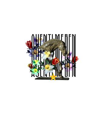 532520-原创英文条形码千里古马定位花