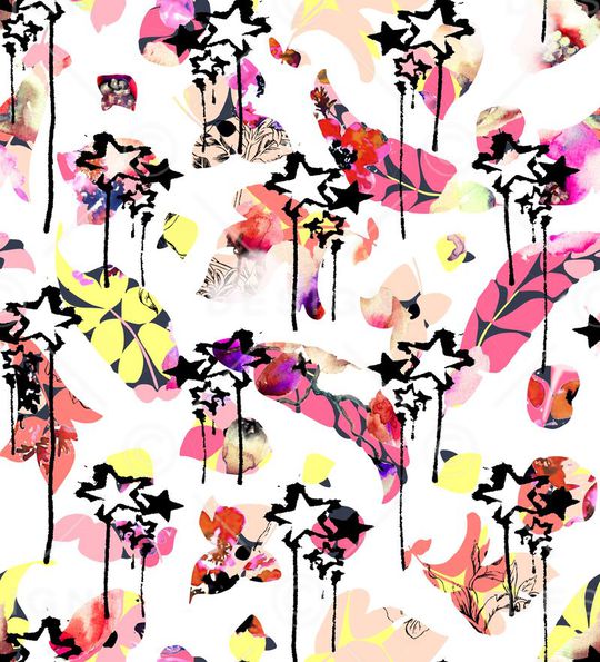 趣味 时尚 流行 混搭印花华亿平台图片