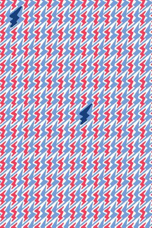 时尚几何印花华亿平台图片