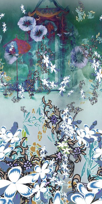 意境抽象风印花华亿平台图片