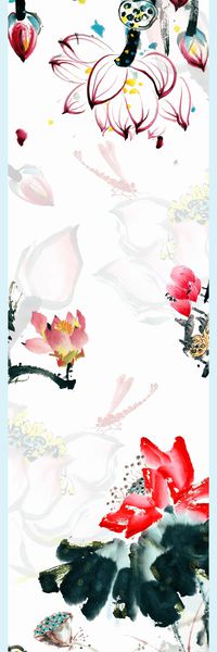 荷花印花华亿平台图片