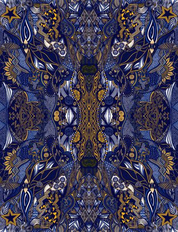 532594-复古 抽象名族风 几何纹理 组合 