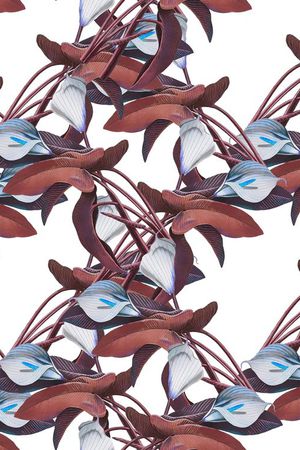 田园风印花华亿平台图片