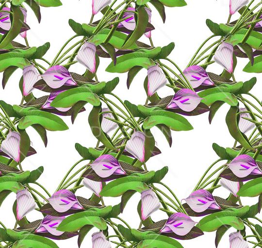 田园风印花华亿平台图片