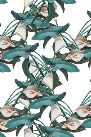 田园风印花华亿平台图片