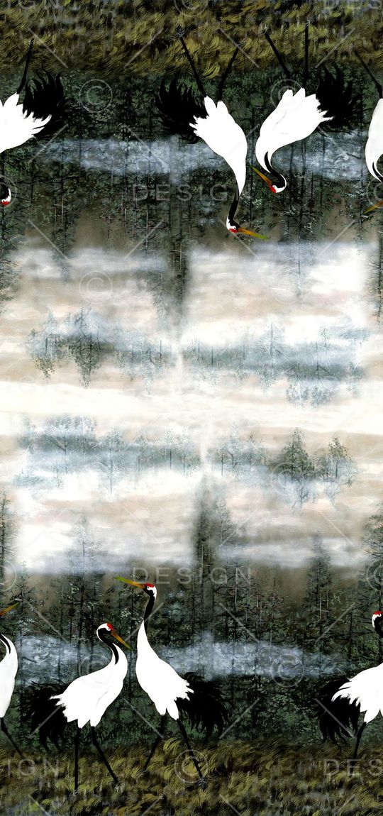 中国风印花华亿平台图片