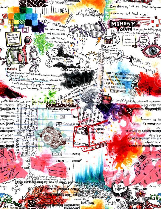 笔刷纹印花华亿平台图片