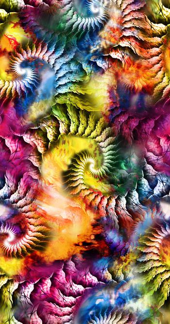 532733-抽象 牛角状漩涡纹 鳞甲铠甲