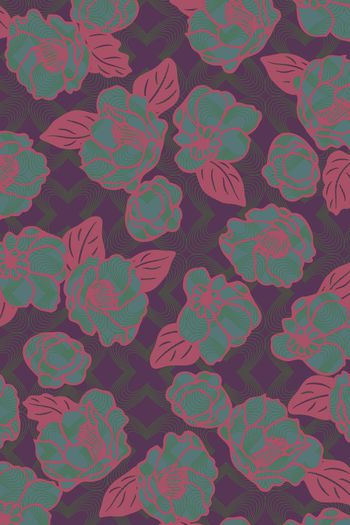 抽象印花华亿平台图片